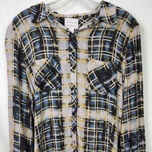 Melrose and Market Women's Plaid Button-down Dress